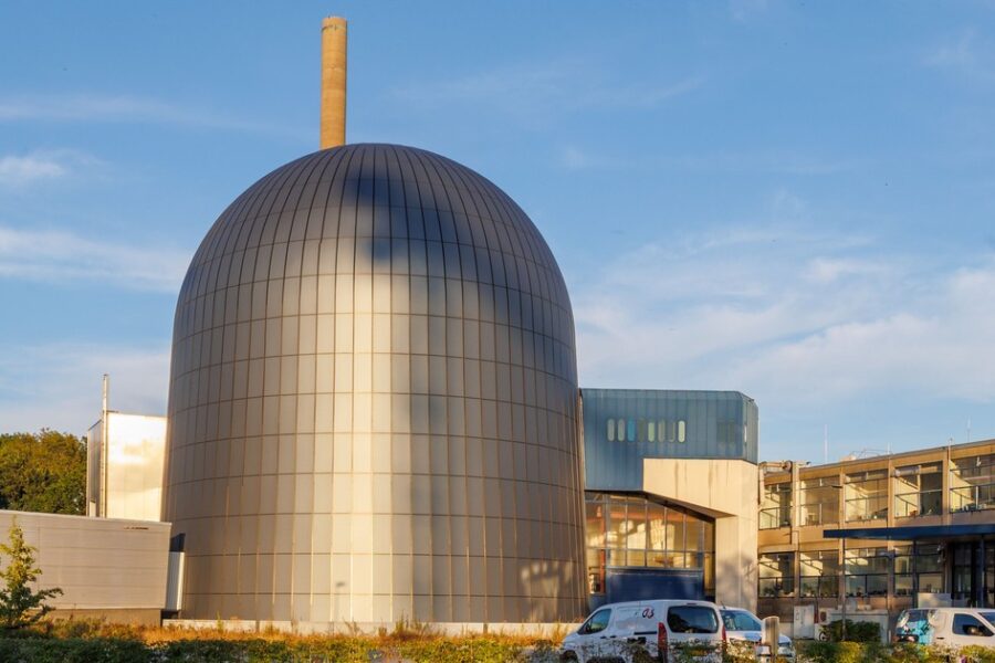 La cupola del reattore di ricerca del Reactor Institute dell’Università tecnica di Delft, nei Paesi Bassi
